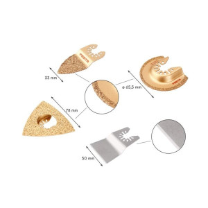 Accesorii pentru taiat si slefuit multitool